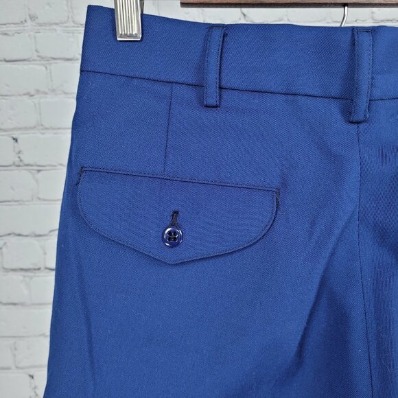 Defense Logistics Agency Marine Corps Blue Wool Blend Trousers Pants 29R (29x31) - Picture 11 of 14